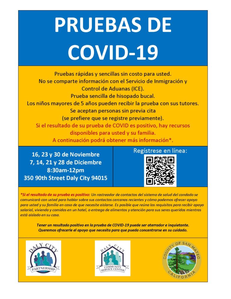 FREE Covid Testing Daly City Partnership